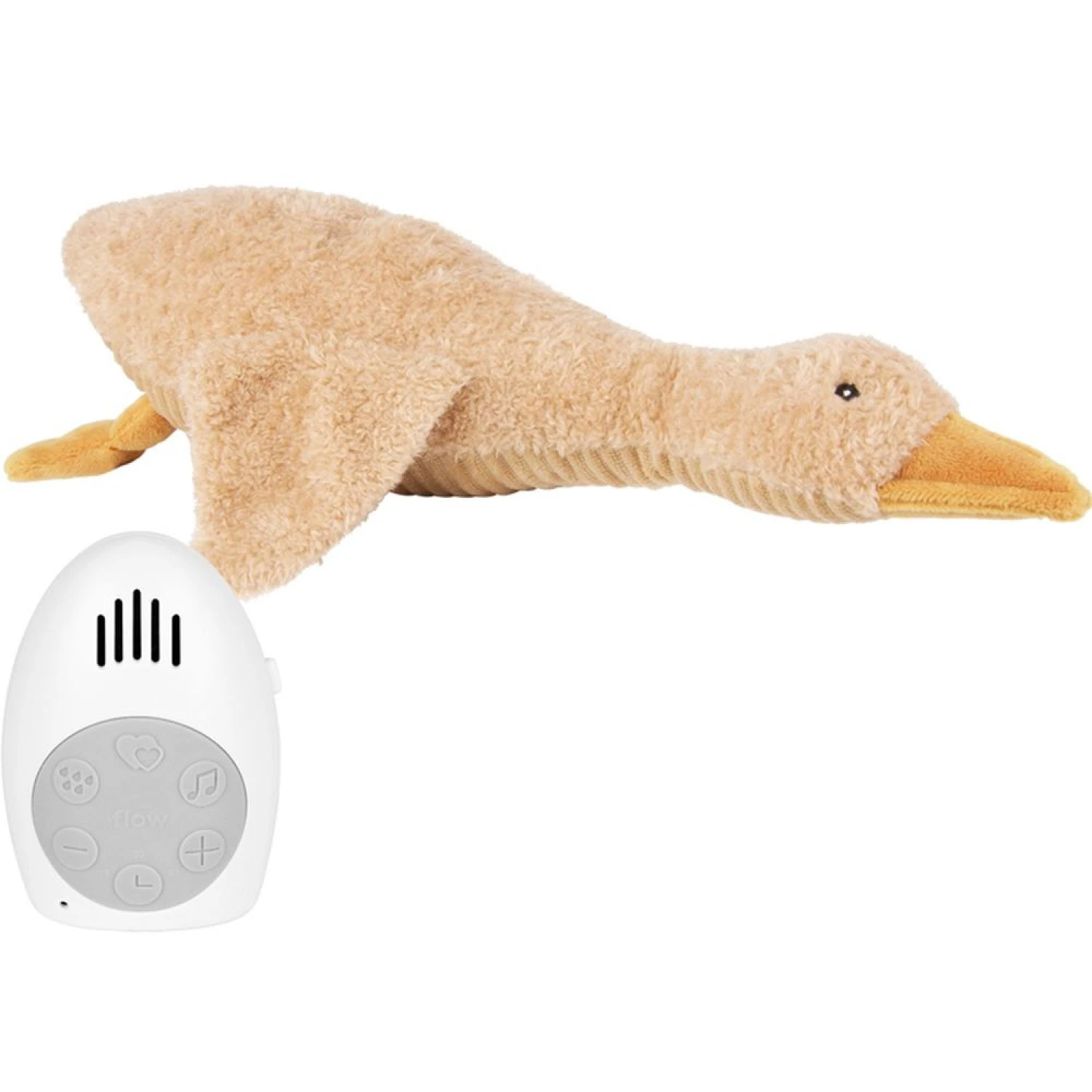 Peluche Douce Bruit Blanc Liva L'oie Marron 2 Peluche Douce Bruit Blanc Liva L'oie Marron – Image 2