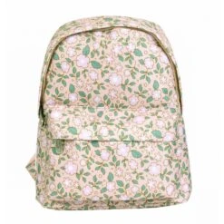 A Little Lovely Company Petit Sac à Dos Fleurs Rose
