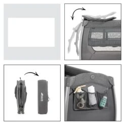 HAUCK Lit Parapluie 3 En 1 Sleep N Play Relax Center Mélange Charbon 11 HAUCK Lit Parapluie 3 En 1 Sleep N Play Relax Center Mélange Charbon -Lilliputiens Soldes play n relax center melange charcoal hauck OD