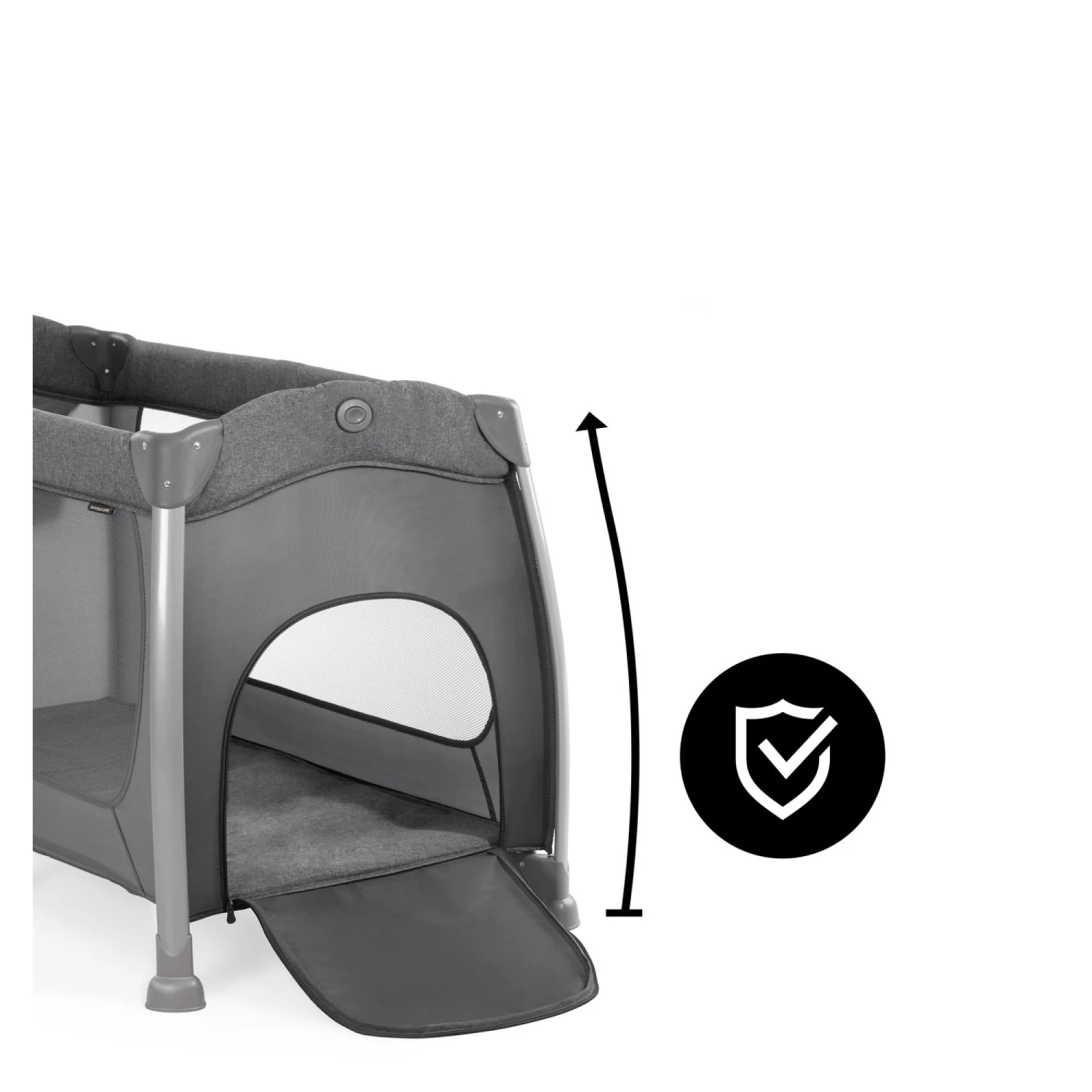 HAUCK Lit Parapluie 3 En 1 Sleep N Play Relax Center Mélange Charbon 7 HAUCK Lit Parapluie 3 En 1 Sleep N Play Relax Center Mélange Charbon – Image 7