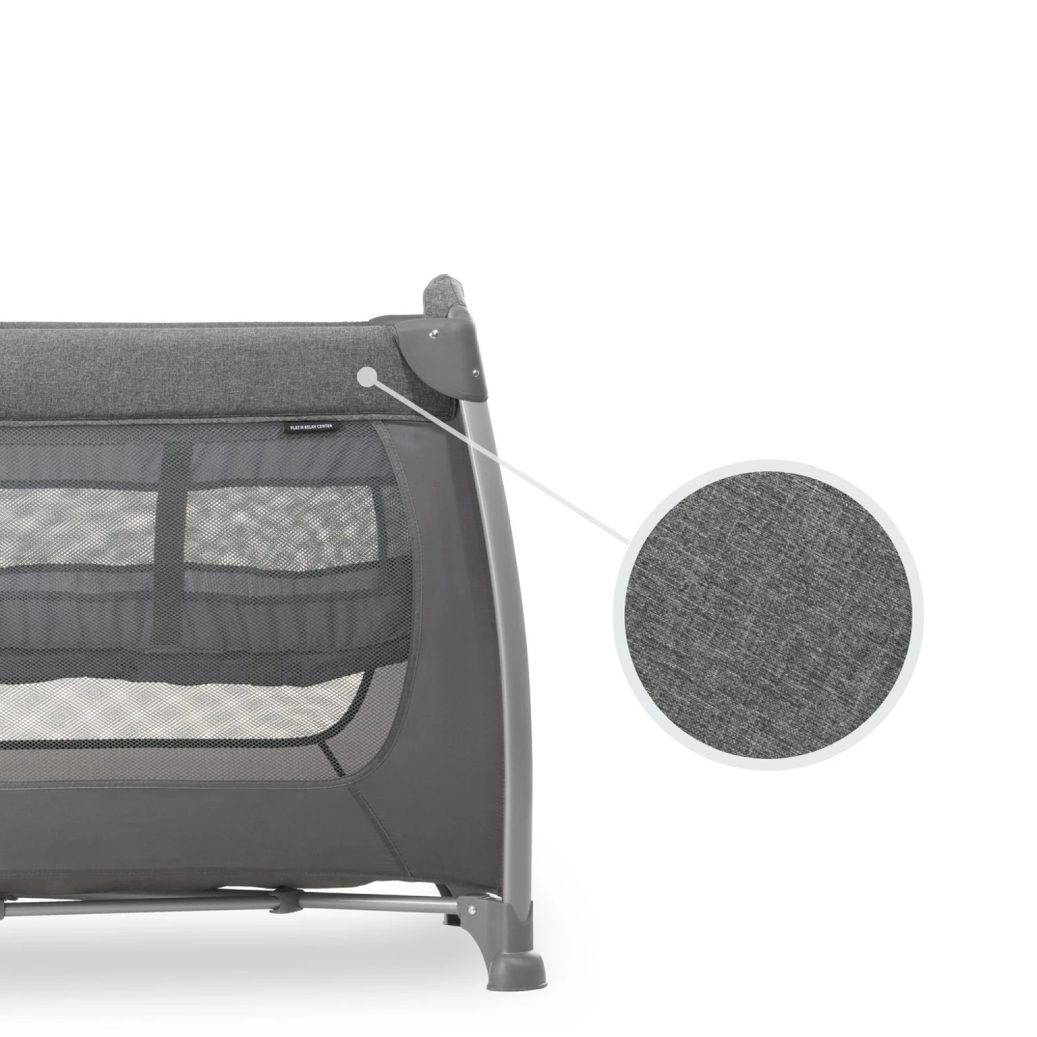 HAUCK Lit Parapluie 3 En 1 Sleep N Play Relax Center Mélange Charbon 8 HAUCK Lit Parapluie 3 En 1 Sleep N Play Relax Center Mélange Charbon – Image 8