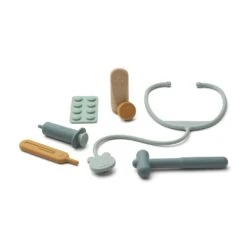 Liewood Set De Docteur Blue Multi Mix -Lilliputiens Soldes playtime toys lennart doctor set lw144026911 blue multi mix one size noos 2104 liewood OC