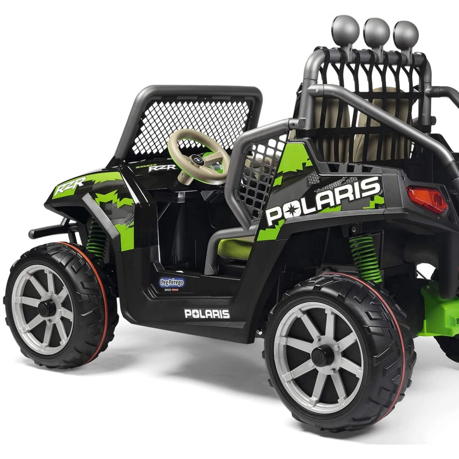 PEG PEREGO Voiture 4x4 Électrique Polaris Ranger RZR Green Shadow 24V 5 PEG PEREGO Voiture 4x4 Électrique Polaris Ranger RZR Green Shadow 24V – Image 5