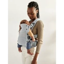 BabyBjörn Porte Bébé Harmony Mesh 3D Argent -Lilliputiens Soldes porte bebe harmony argent mesh 3d babybjorn OD