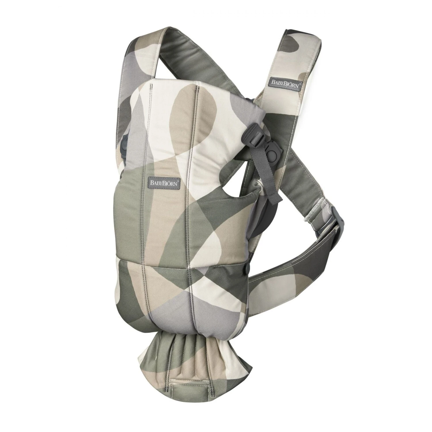 BabyBjörn Porte Bébé Mini Coton Kaki Vert 1 BabyBjörn Porte Bébé Mini Coton Kaki Vert