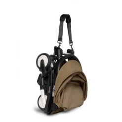 Babyzen Poussette YOYO² Pack 6+ - Cadre Blanc - Toffee -Lilliputiens Soldes poussette yoyo pack 6 cadre blanc toffee babyzen OE