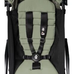 Babyzen Poussette YOYO² Pack 0+ Et 6+ - Châssis Blanc - Olive -Lilliputiens Soldes poussette yoyoa pack 0 et 6 chassis blanc olive babyzen OD