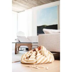 Play&Go Grand Sac à Jouets / Tapis De Jeu 2 En 1 Stripes Mustard -Lilliputiens Soldes prints stripes mustard size140cm play go OH