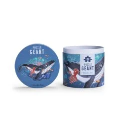 Moulin Roty Puzzle Géant Les Aventures De Paulie - Baleine 36 Pièces -Lilliputiens Soldes puzzle geant baleine 36 pieces les aventures de paulie moulin roty OC