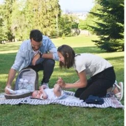 BabyMoov Sac à Dos à Langer Le Pyla Smokey -Lilliputiens Soldes sac a langer le pyla smokey babymoov OE