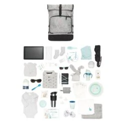 BabyMoov Sac à Dos à Langer Le Sancy Smokey -Lilliputiens Soldes sac a langer le sancy smokey babymoov OF