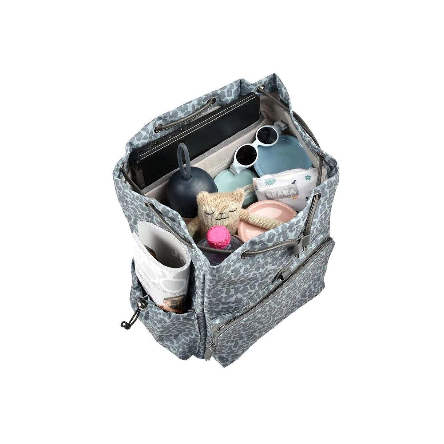 Beaba Sac à Langer Vancouver Dark Cherry Blossom 2 Beaba Sac à Langer Vancouver Dark Cherry Blossom – Image 2