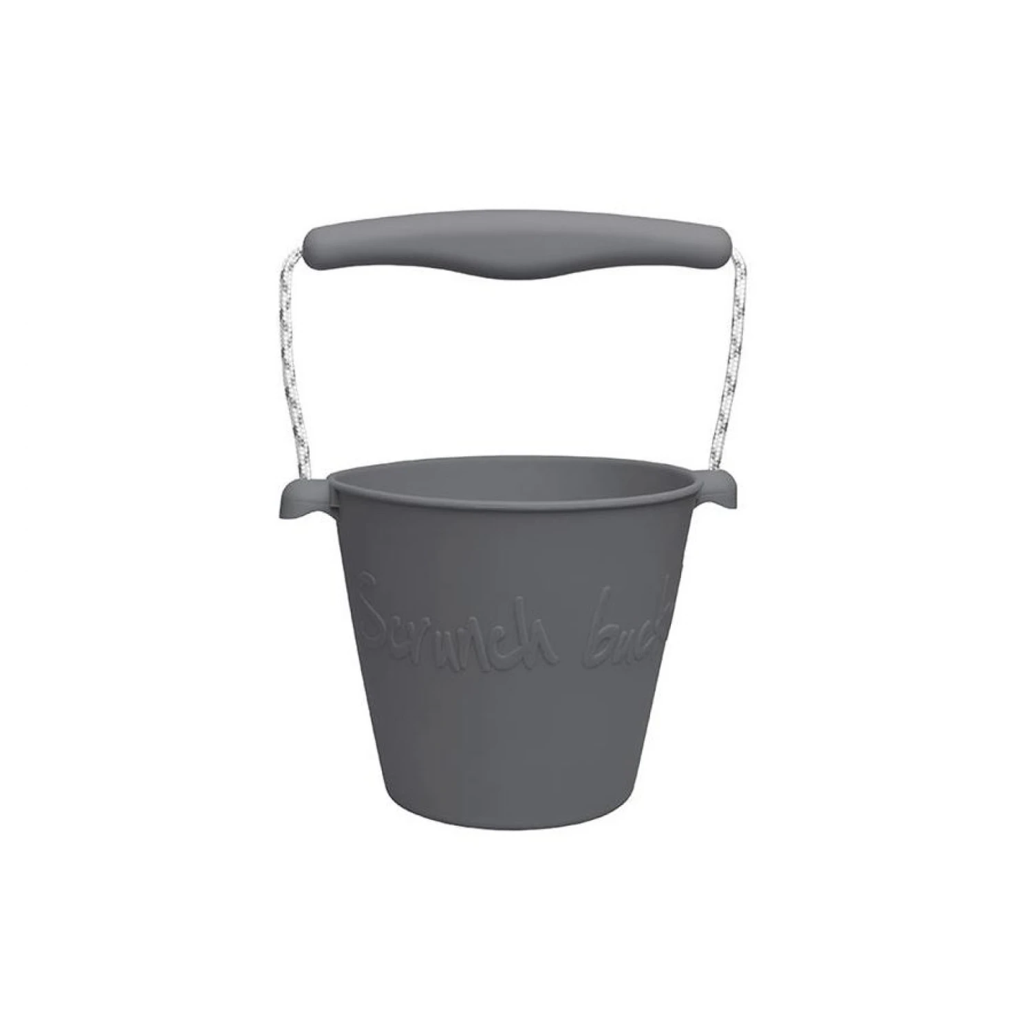 Scrunch Seau De Plage Pliable Gris 1 Scrunch Seau De Plage Pliable Gris