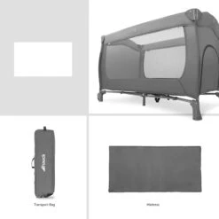 HAUCK Lit Parapluie Sleep N Play Go Plus Gris -Lilliputiens Soldes sleep n play go plus grey hauck OG