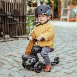 Scoot & Ride Porteur évolutif En Trottinette Highwaykick 1 Zebre -Lilliputiens Soldes sr trottinette 2 1 hwk1 lifestyle zebre scoot ride OH