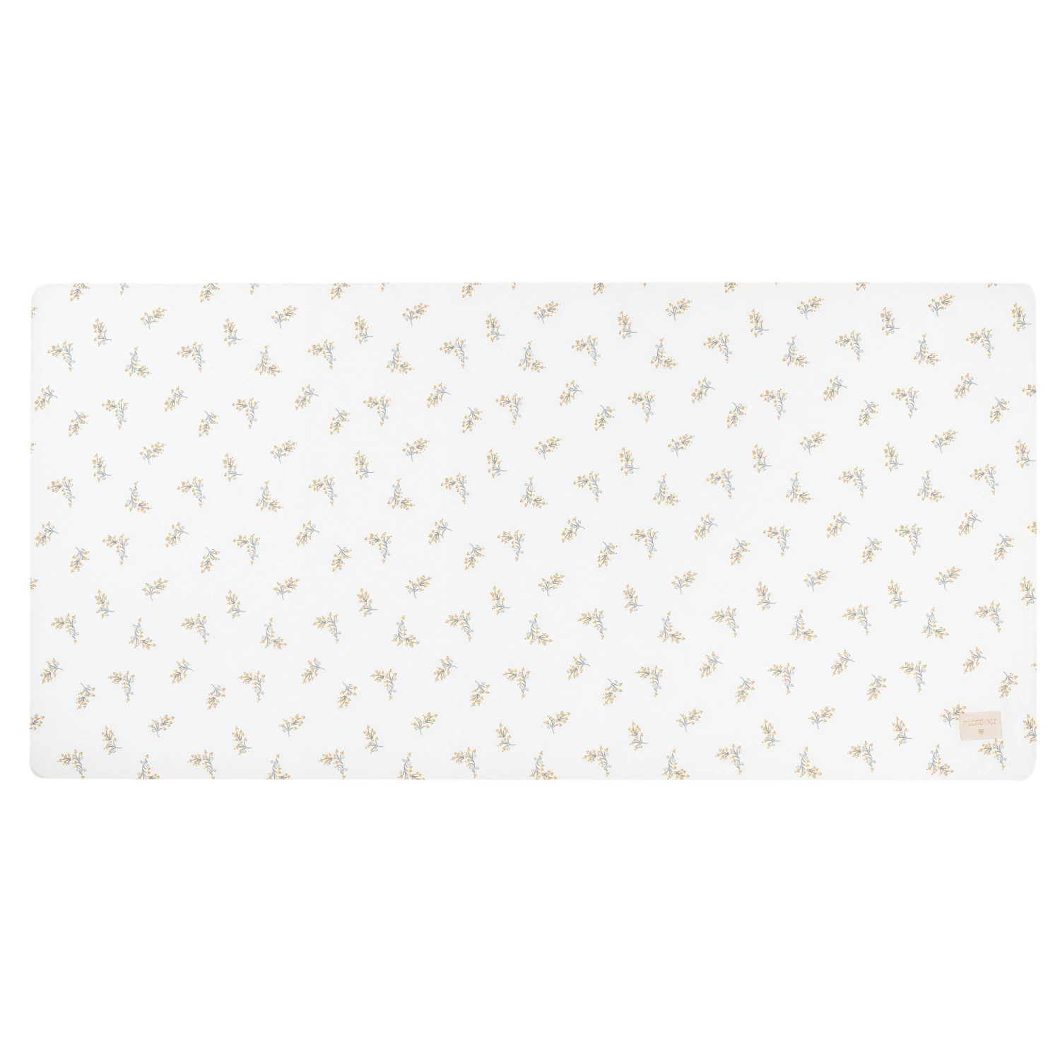 Matelas De Sol Coton Bio St Barth - Flore 2 Matelas De Sol Coton Bio St Barth - Flore – Image 2