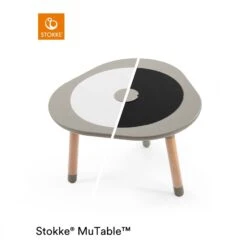 Stokke Table De Jeu MuTable Grey -Lilliputiens Soldes stokke mutable dove grey stokke OC