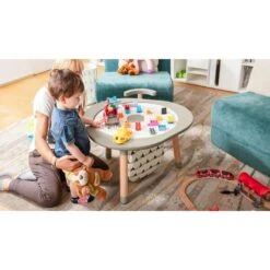 Stokke Table De Jeu MuTable Grey -Lilliputiens Soldes stokke mutable dove grey stokke OD