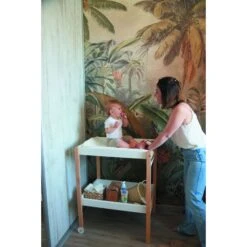 Table à Langer Avec 2 Plateaux Margot Vernis Naturel 19 Table à Langer Avec 2 Plateaux Margot Vernis Naturel -Lilliputiens Soldes table a langer margot 2 plateaux et repose serviette combelle OI