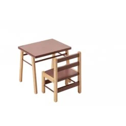 Petite Table Enfant Gabriel Hybride Vieux Rose -Lilliputiens Soldes table enfant gabriel hybride vieux rose combelle OH