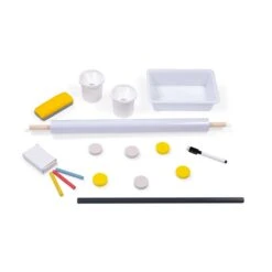 Janod Tableau Réglable 2 En 1 Gris Et Jaune -Lilliputiens Soldes tableau reglable grisjaune janod OD