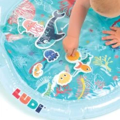 Tapis D'eau Bleu -Lilliputiens Soldes tapis deau marin ludi jouets OC