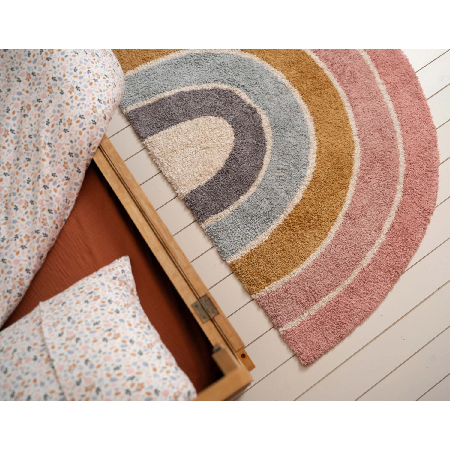 Little Dutch Tapis Rainbow Rose 80 X 130 Cm 2 Little Dutch Tapis Rainbow Rose 80 X 130 Cm – Image 2