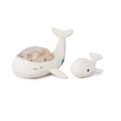 Cloud-B Veilleuse Bébé Projection Plafond Musicale Famille Baleine Tranquille Blanche