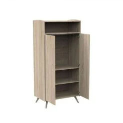 Chambre Trio Lit Bébé 60x120 Cm + Commode 3 Tiroirs + Armoire Access Bois -Lilliputiens Soldes trio lit bebe 120x60 commode 3 tiroirs armoire access bois sauthon meubles OF