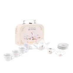 Moulin Roty Valise Dînette Thé Porcelaine La Petite école De Danse -Lilliputiens Soldes valise dinette the porcelaine la petite ecole de danse moulin roty OD