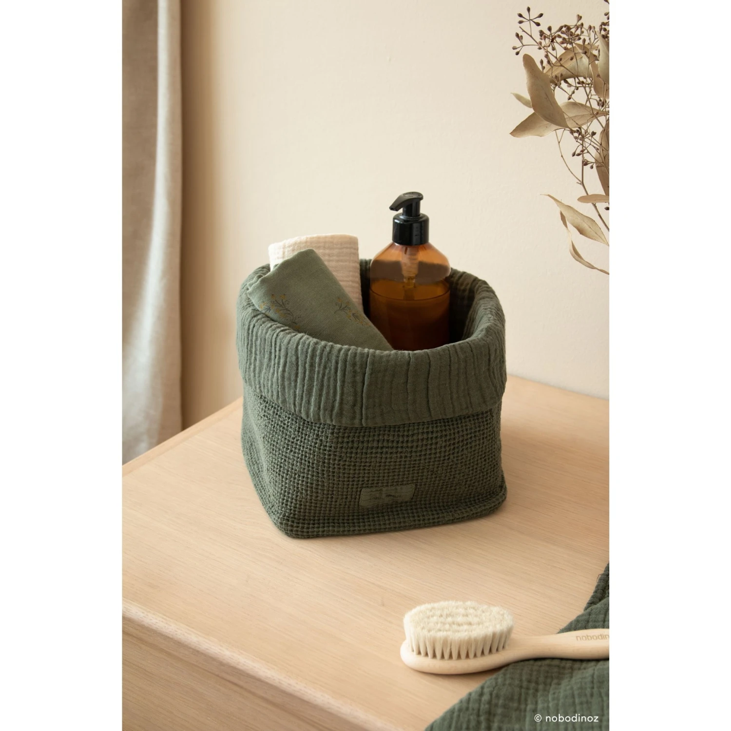 Panier De Rangement Nid D'abeille Wabi Sabi Vetiver 2 Panier De Rangement Nid D'abeille Wabi Sabi Vetiver – Image 2