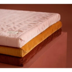 Matelas De Sol 60x120 Cm Zanzibar Velvet Bloom Pink -Lilliputiens Soldes zanzibar velvet mattress 120x60x4 bloom pink nobodinoz OC